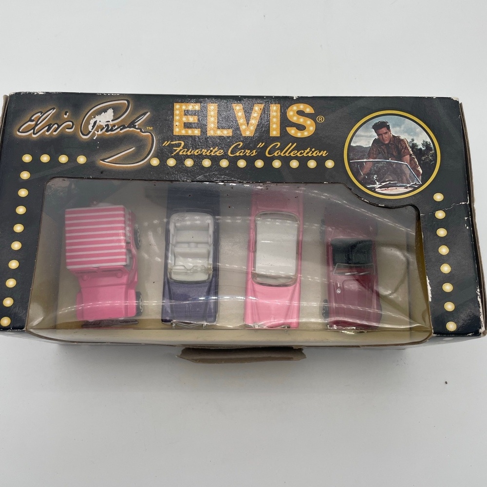 NEW Matchbox Collectibles Elvis Favorite Cars Set Of 4 Edition Diecast Set - Picture 2 of 5